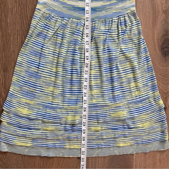 Gianni Bini Silk Blend Dress Midi Tiered Ruffle Hem - Picture 11 of 11